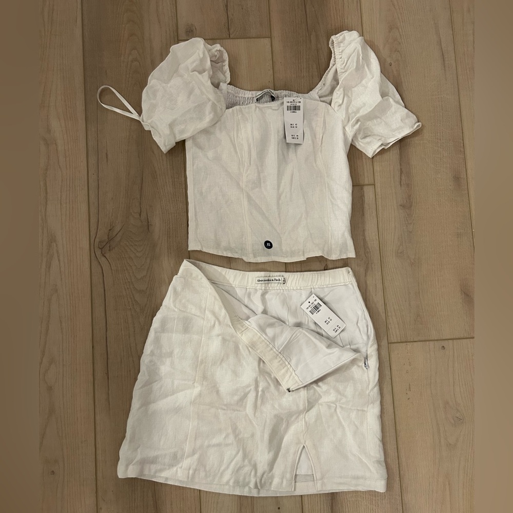 Abercrombie | mini skirt and top set
